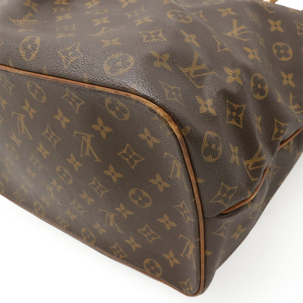Louis Vuitton Brown Monogram Canvas Shoulder Bag Tote Bag (Pre-Owned)