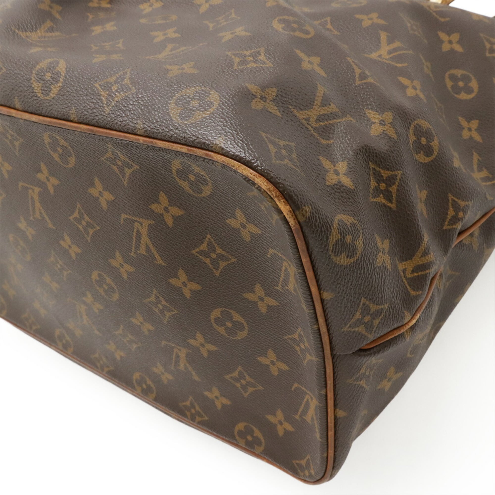 Louis Vuitton Brown Monogram Canvas Shoulder Bag Tote Bag (Pre-Owned)