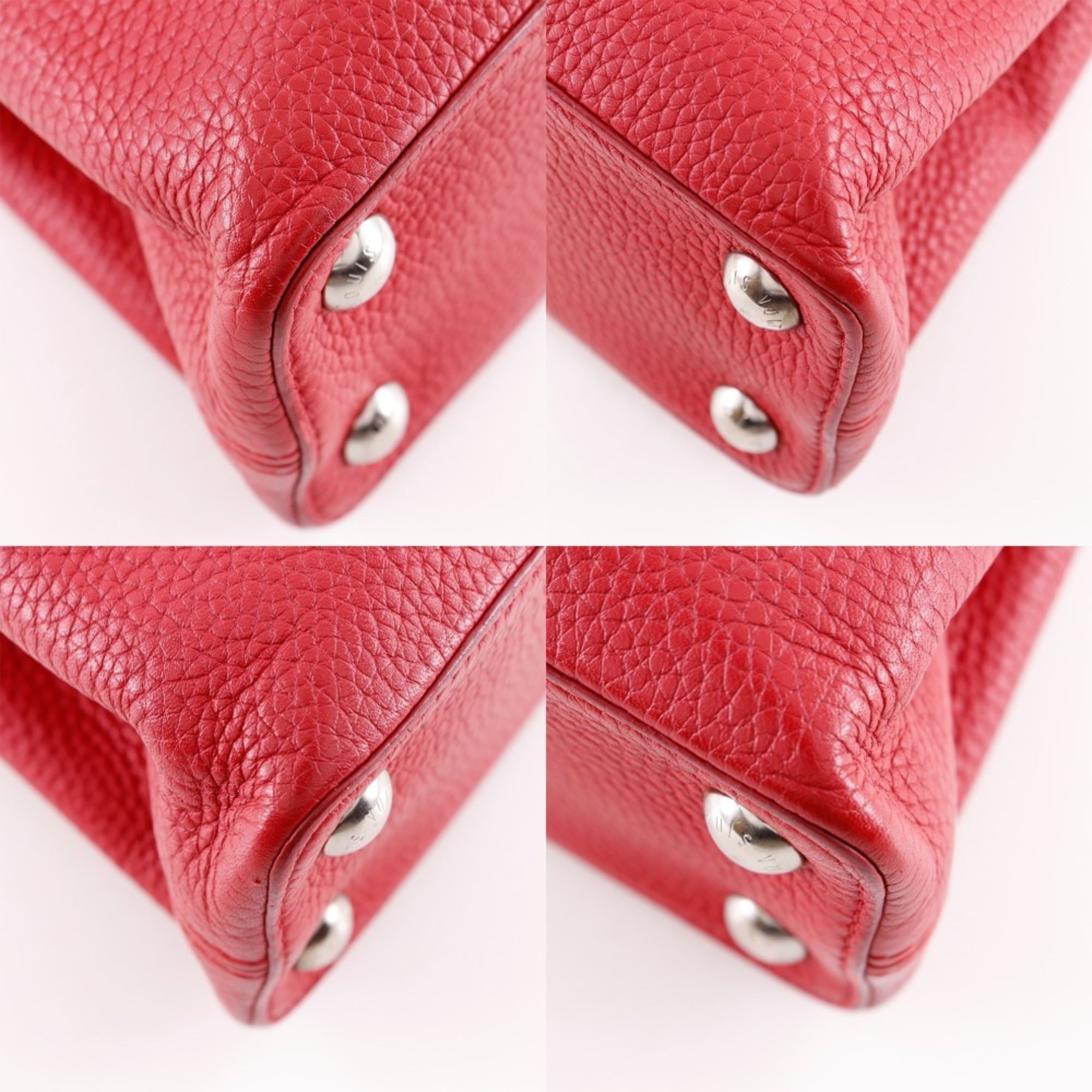 Louis Vuitton Red Color Handbag (Pre-Owned)