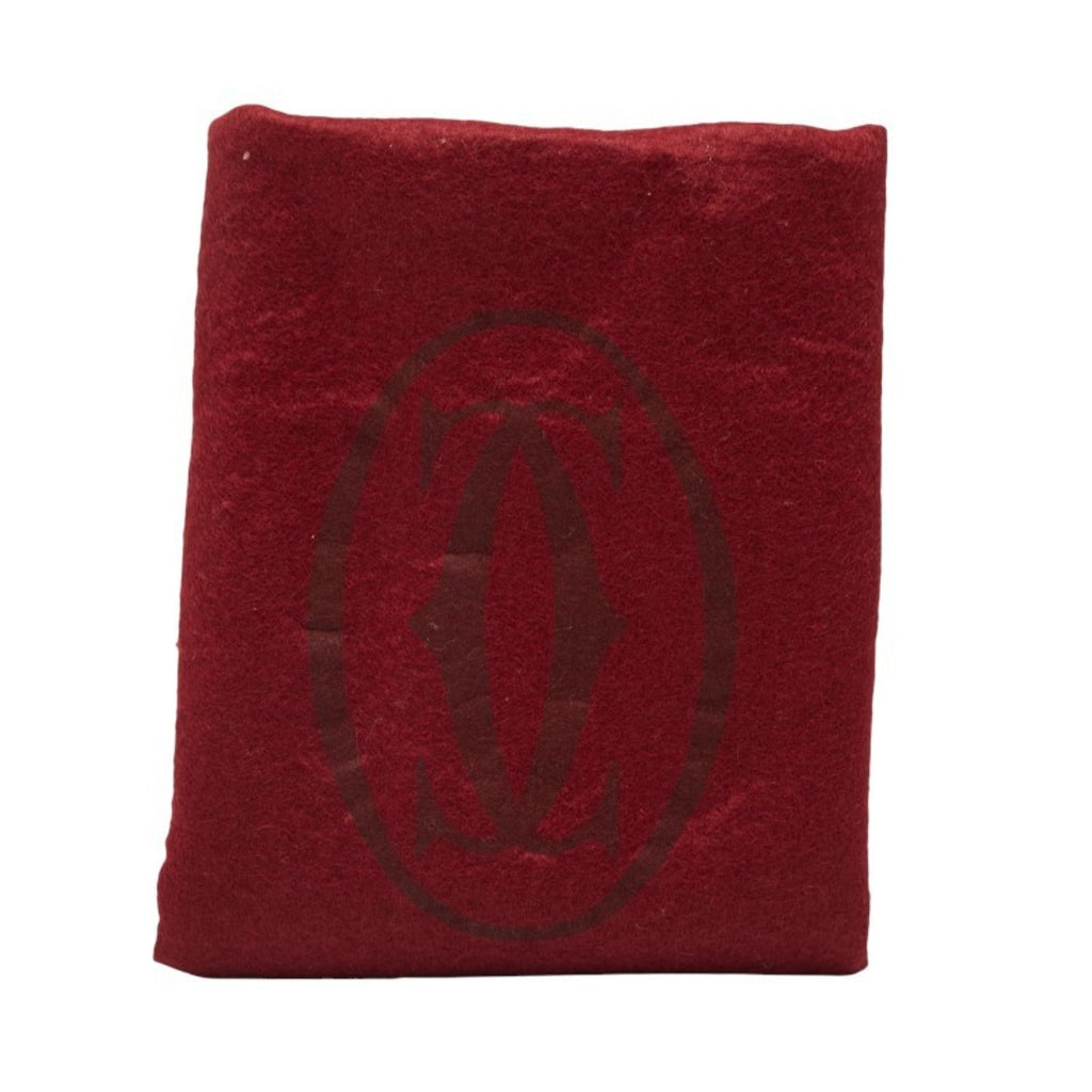 Cartier Bordeaux Wine Red Leather Shoulder Bag (Pre-Owned)
