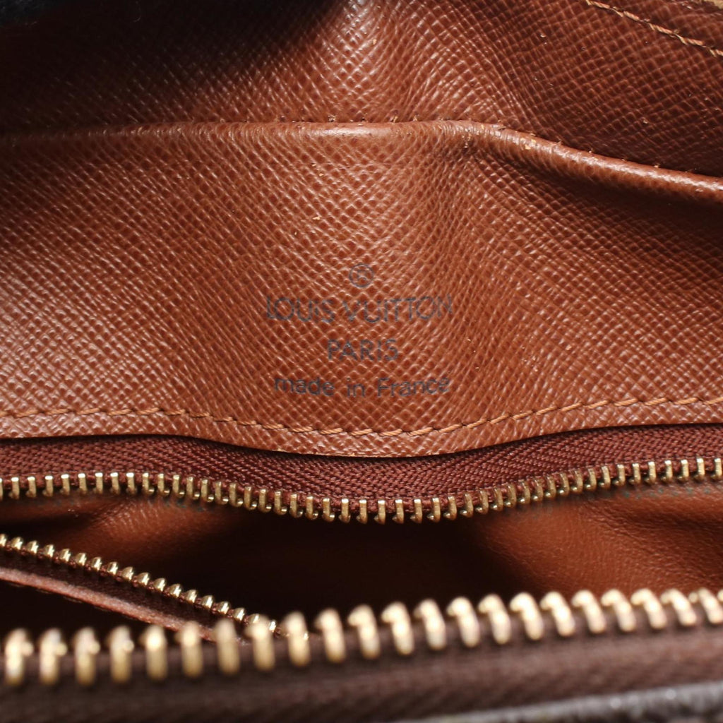 Louis Vuitton Brown Monogram Coated Canvas Leather Shoulder Bag (Pre-Owned)