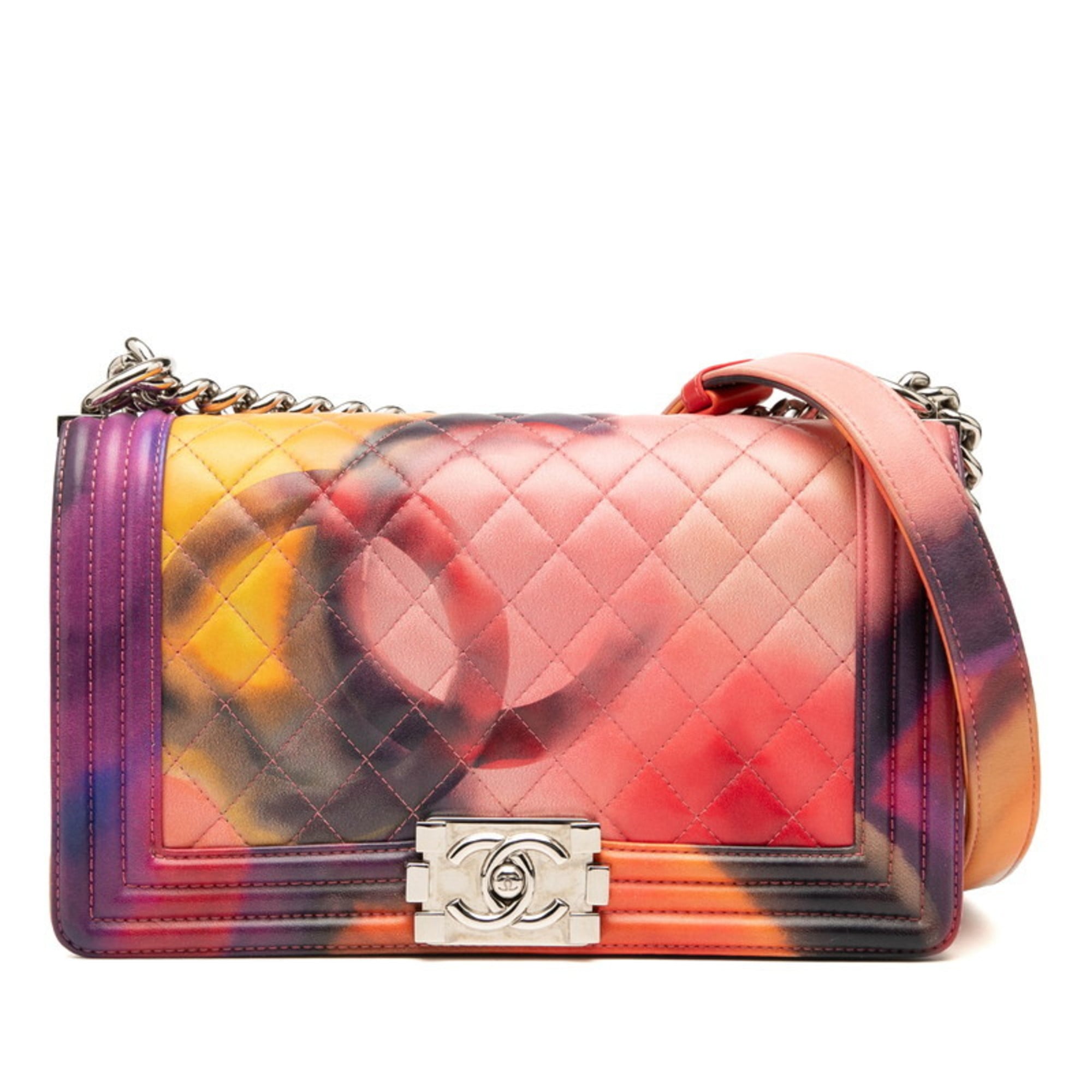 Chanel Multi-Color Leather Shoulder Bag (Pre-Owned)