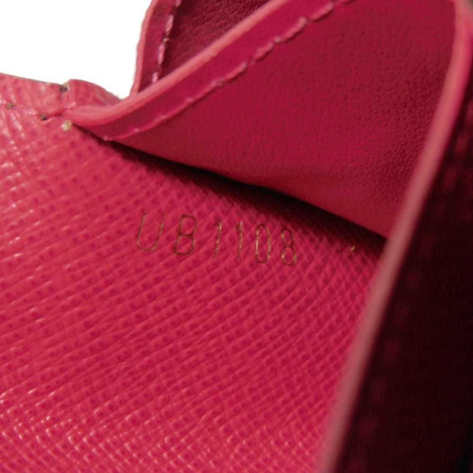Louis Vuitton Monogram Brown Fuchsia Monogram Monogram Wallet (Bi-Fold) (Pre-Owned)