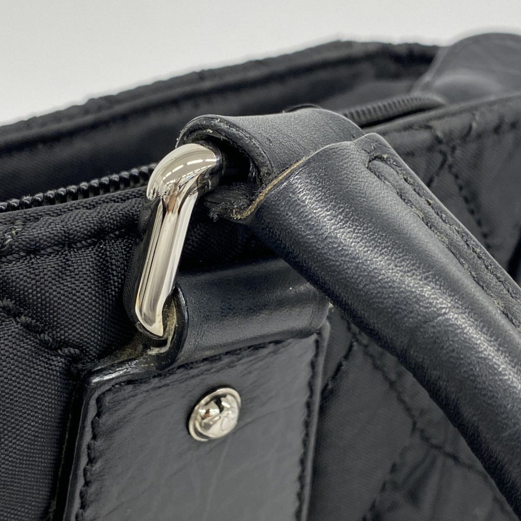 Chanel Black Nylon Tote Bag (Pre-Owned)
