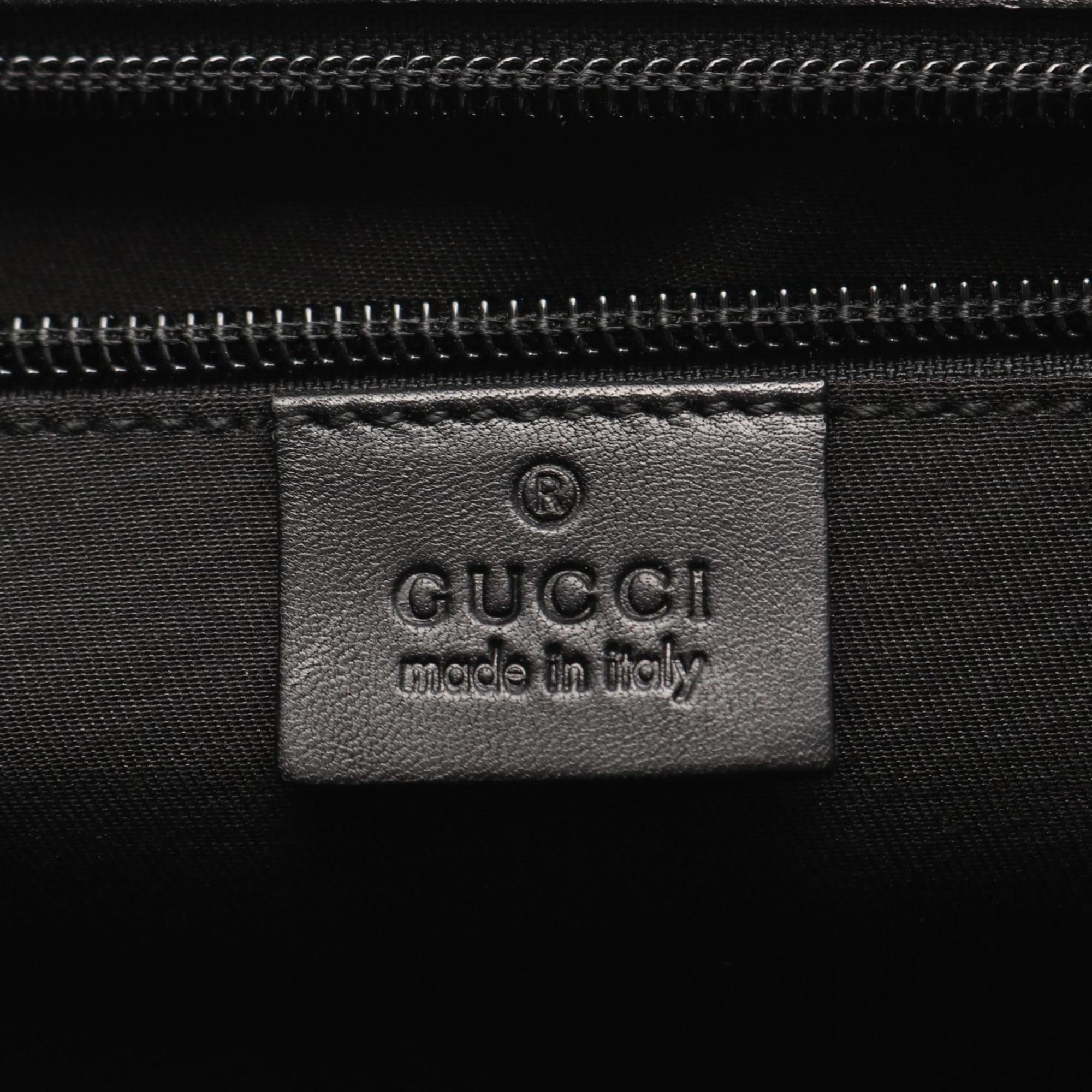 Gucci Black Leather Briefcase (Pre-Owned)