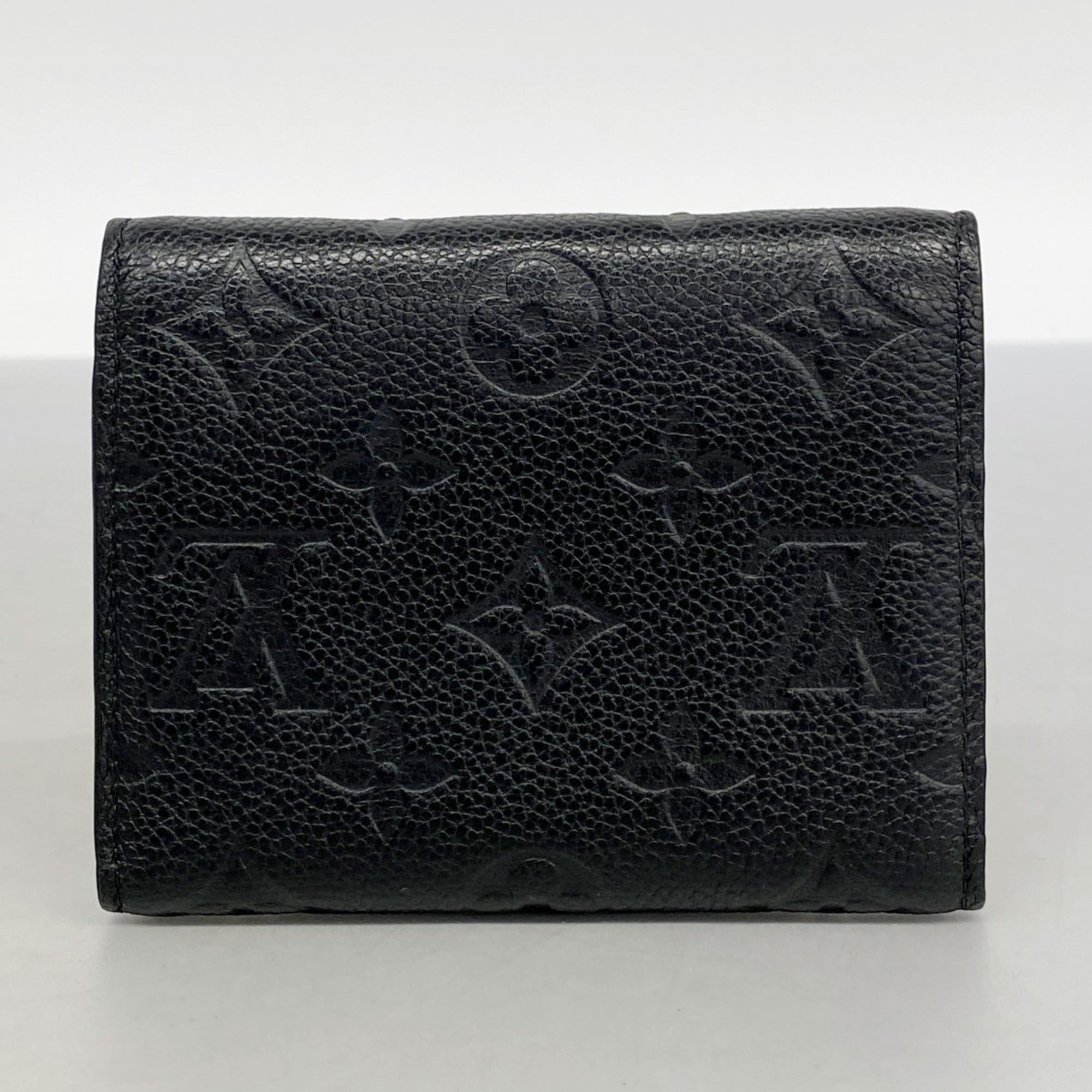 Louis Vuitton Noir Wallet (Tri-Fold) (Pre-Owned)