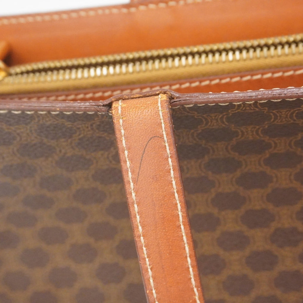 Celine Brown Pvc Handbag (Pre-Owned)