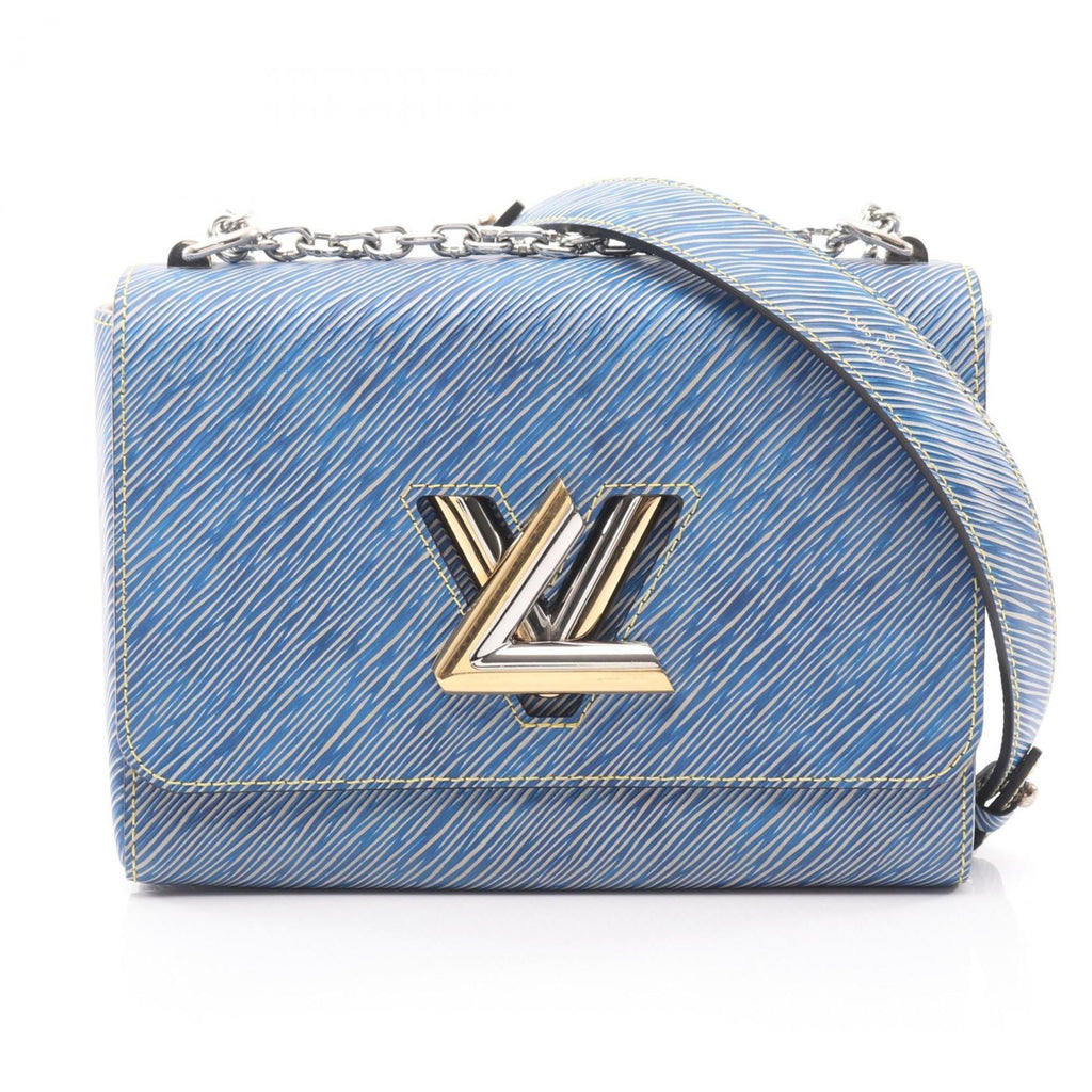 Louis Vuitton Blue Light Blue White Epi Leather Shoulder Bag (Pre-Owned)