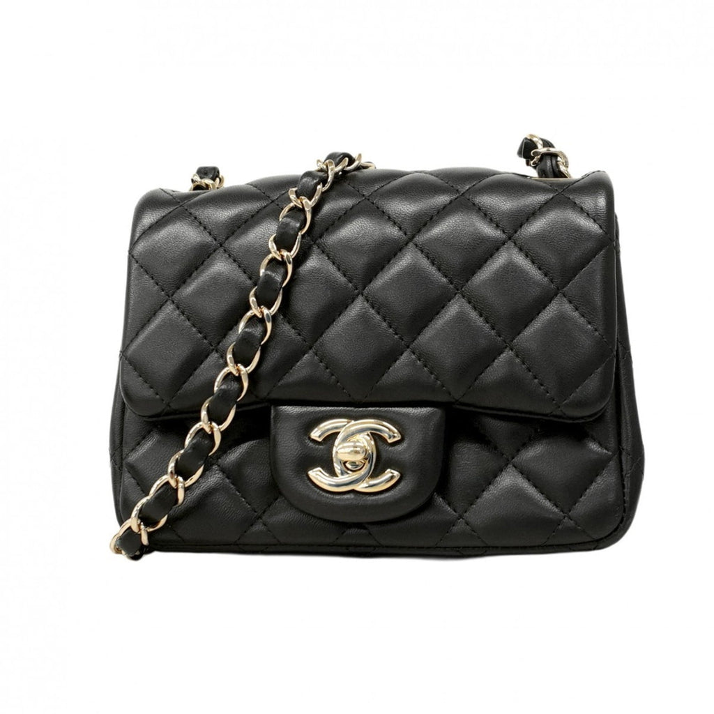 Chanel Black Leather Shoulder Bag (Pre-Owned)