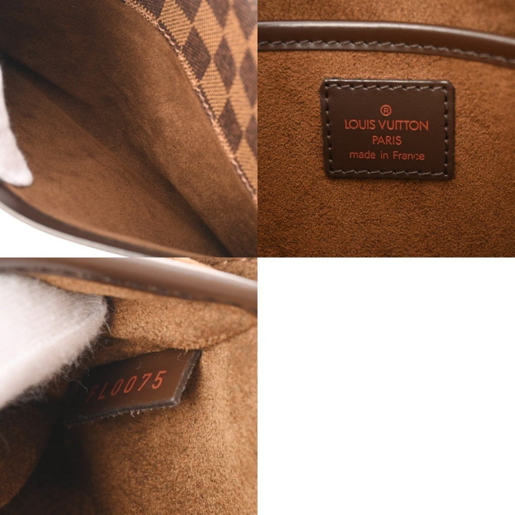 Louis Vuitton Brown Damier Canvas Clutch Bag (Pre-Owned)