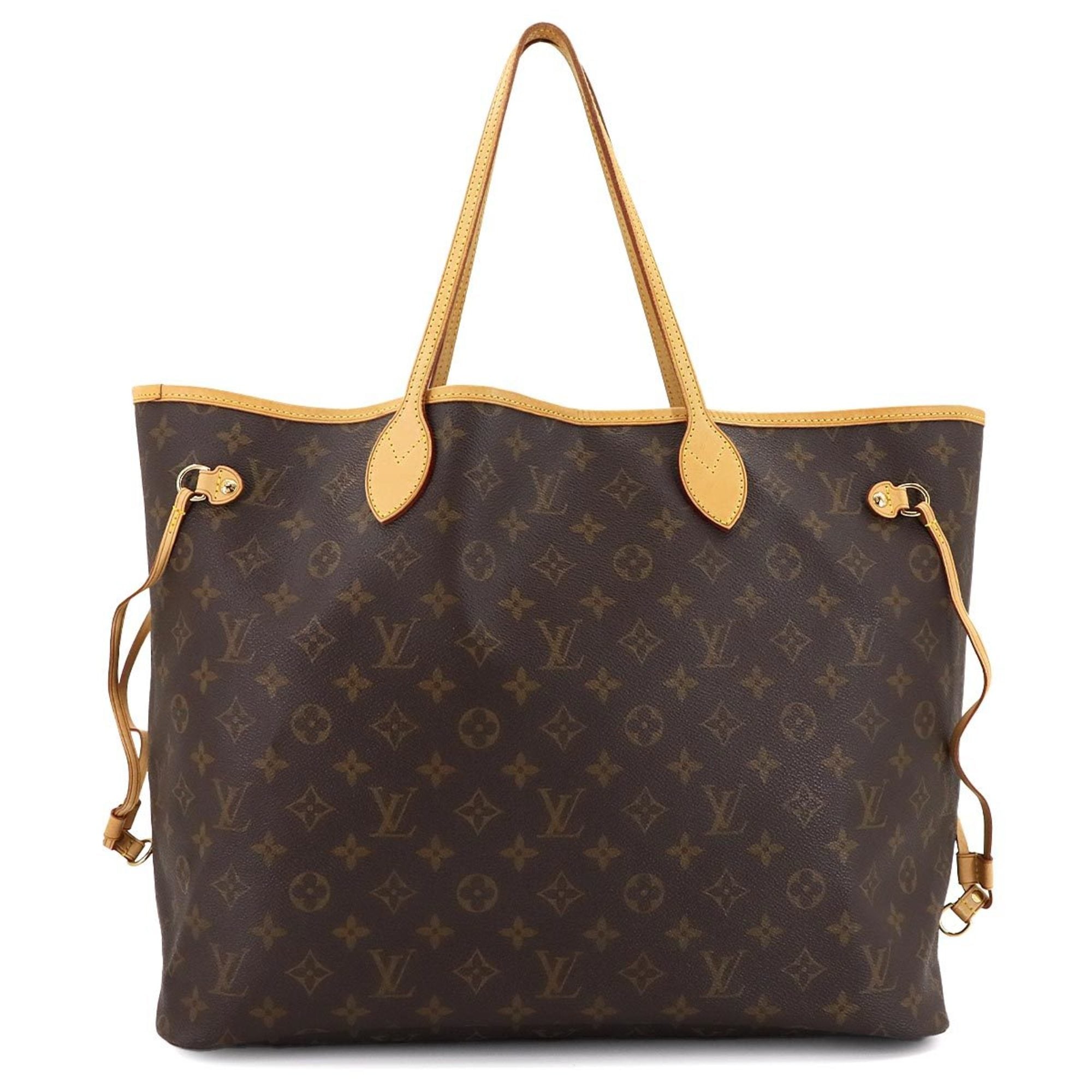 Louis Vuitton Beige Brown Monogram Monogram Tote Bag (Pre-Owned)