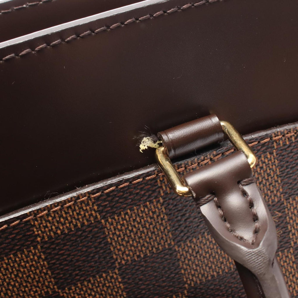 Louis Vuitton Brown Damier Canvas Ebene Coated Canvas Leather Handbag (Pre-Owned)
