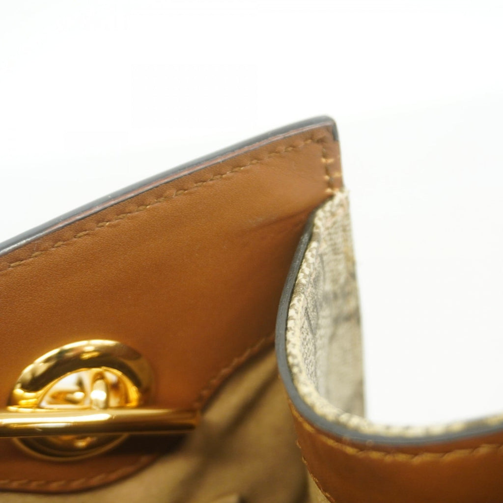 Gucci Brown Pvc Shoulder Bag (Pre-Owned)