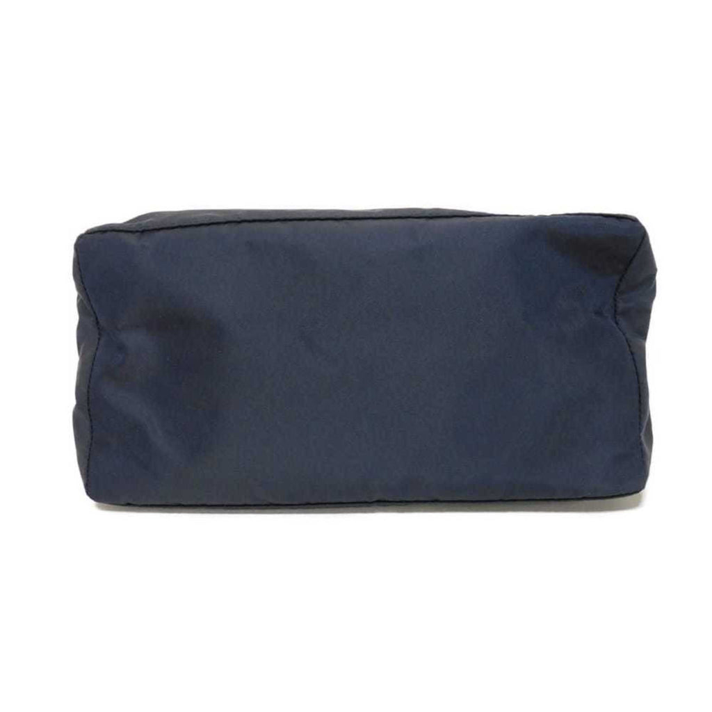 Prada Blue Nylon Clutch Bag Pouch (Pre-Owned)