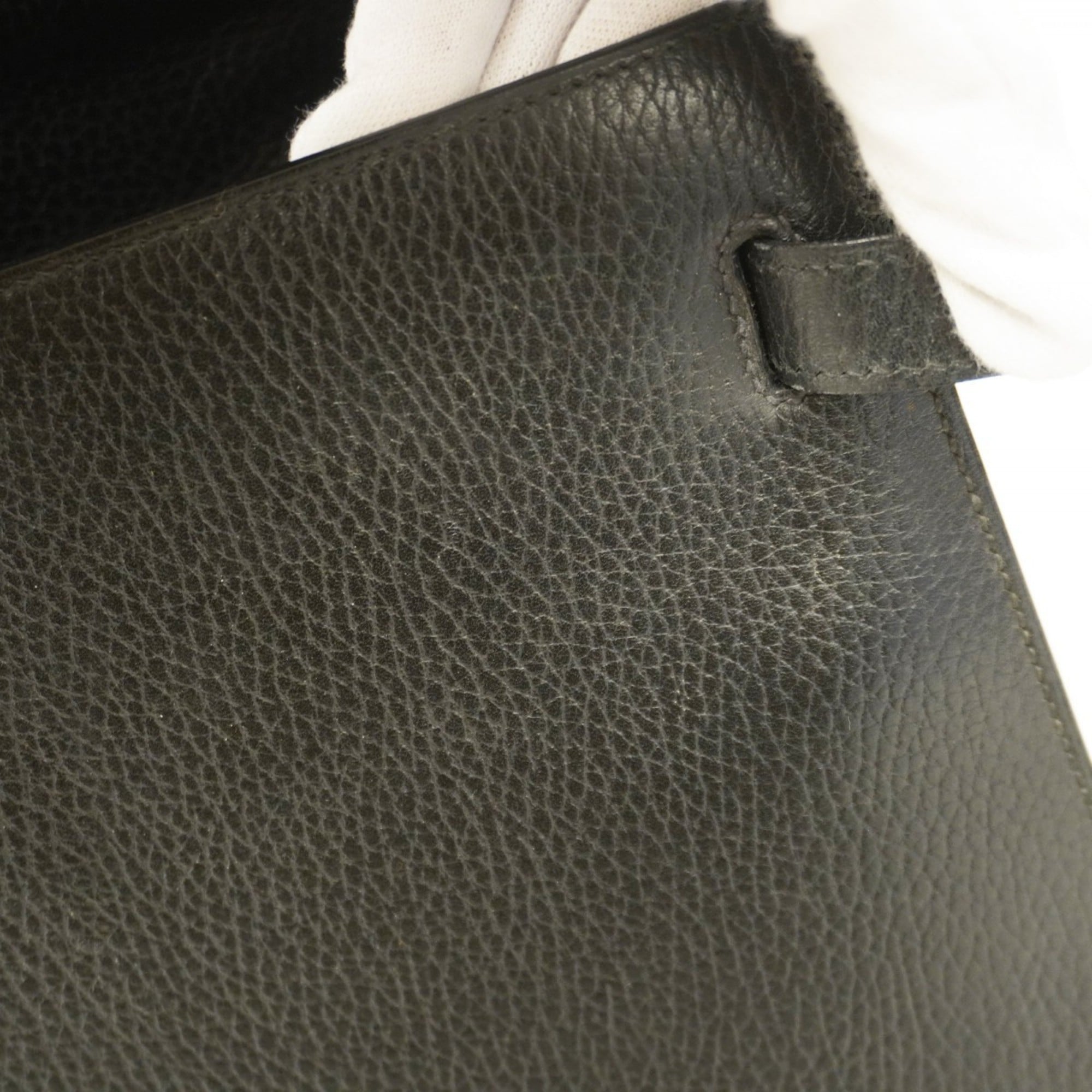 Hermes Black Ardennes Leather Handbag (Pre-Owned)