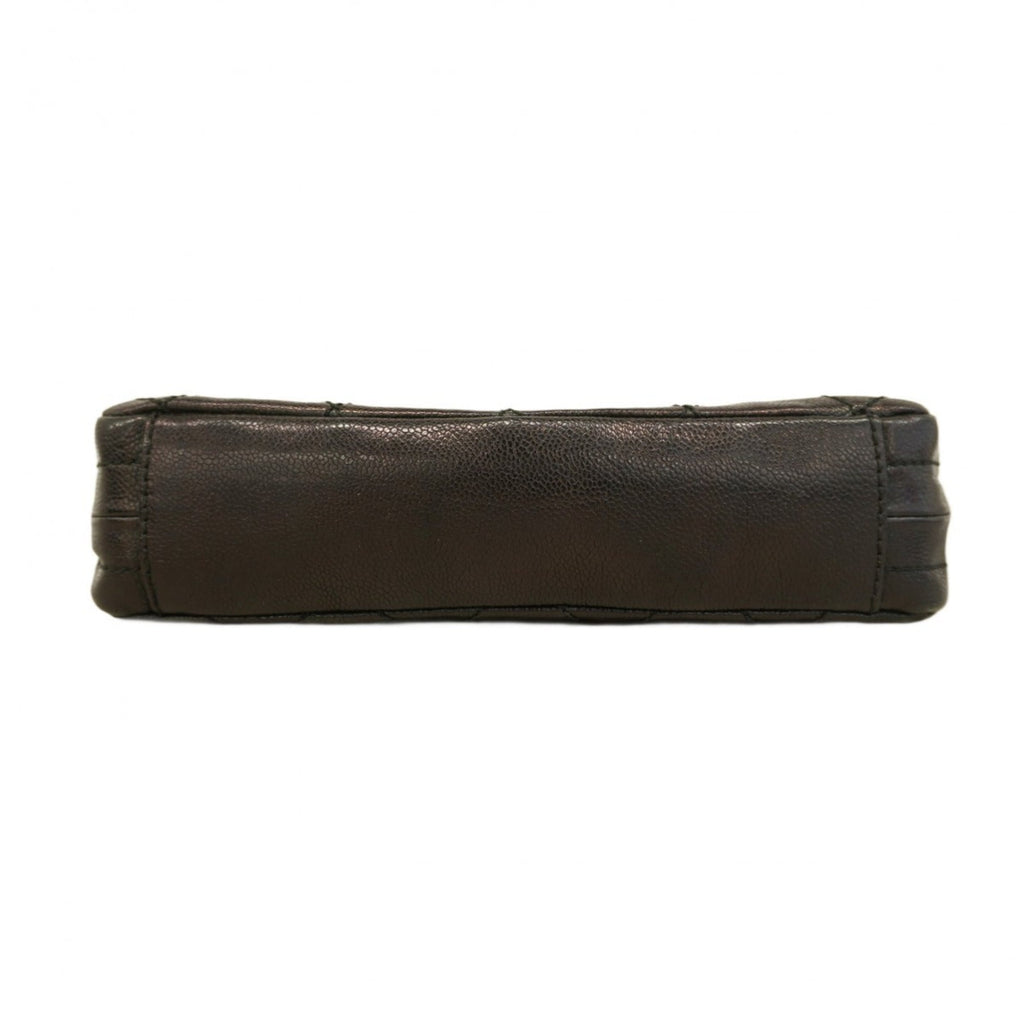 Chanel Black Grained Calfskin Shoulder Bag (Pre-Owned)