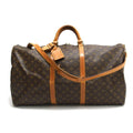 Louis Vuitton Brown Monogram Canvas Boston Bag Shoulder Bag (Pre-Owned)