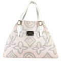 Louis Vuitton Pink Canvas Leather Boston Bag Shoulder Bag Tote Bag (Pre-Owned)