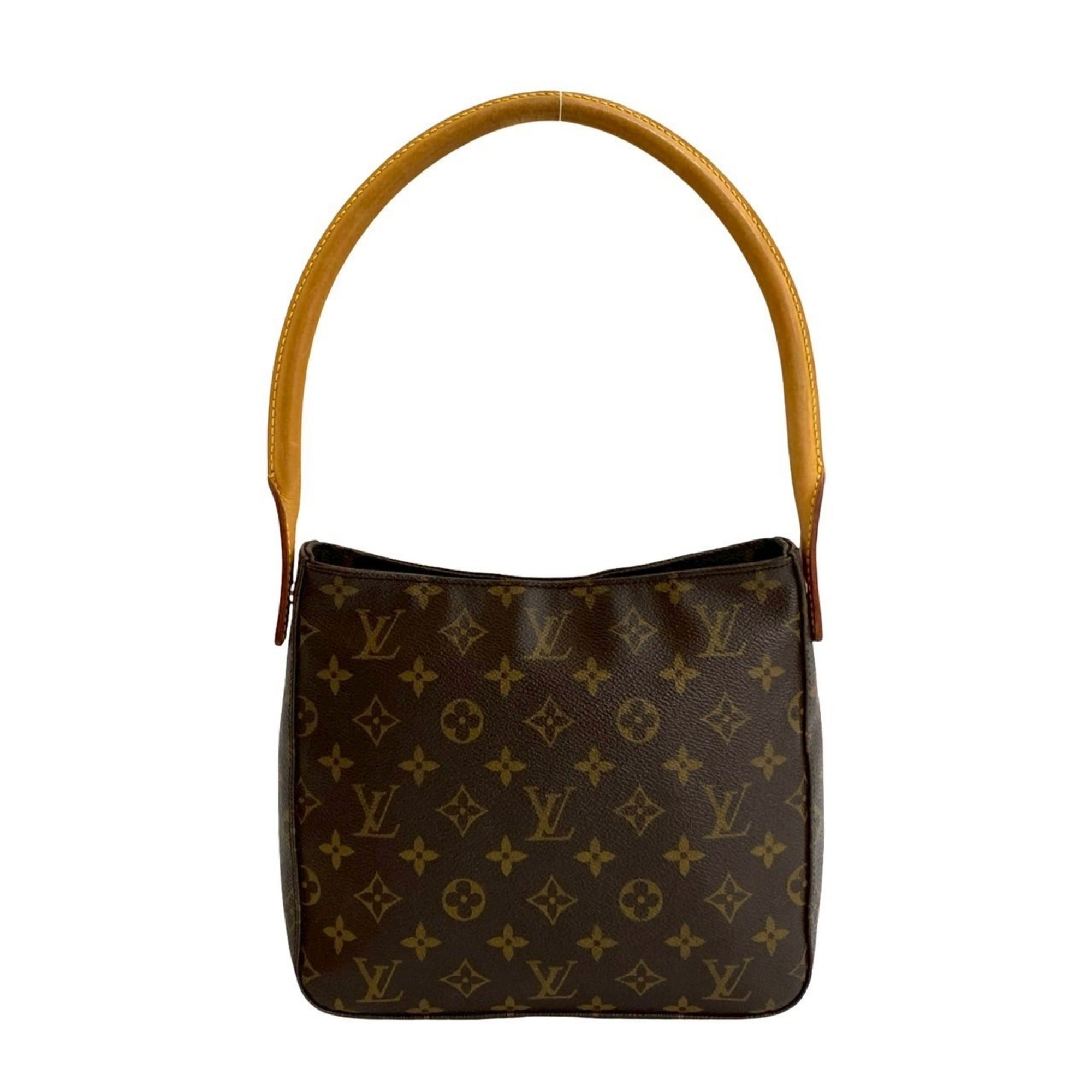 Louis Vuitton Brown Leather Pvc Shoulder Bag (Pre-Owned)