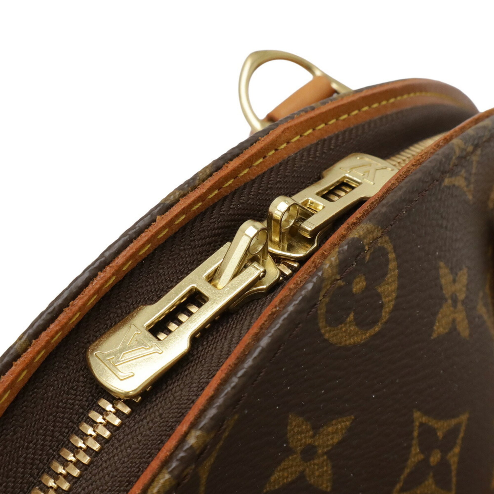 Louis Vuitton Brown Monogram Canvas Handbag (Pre-Owned)