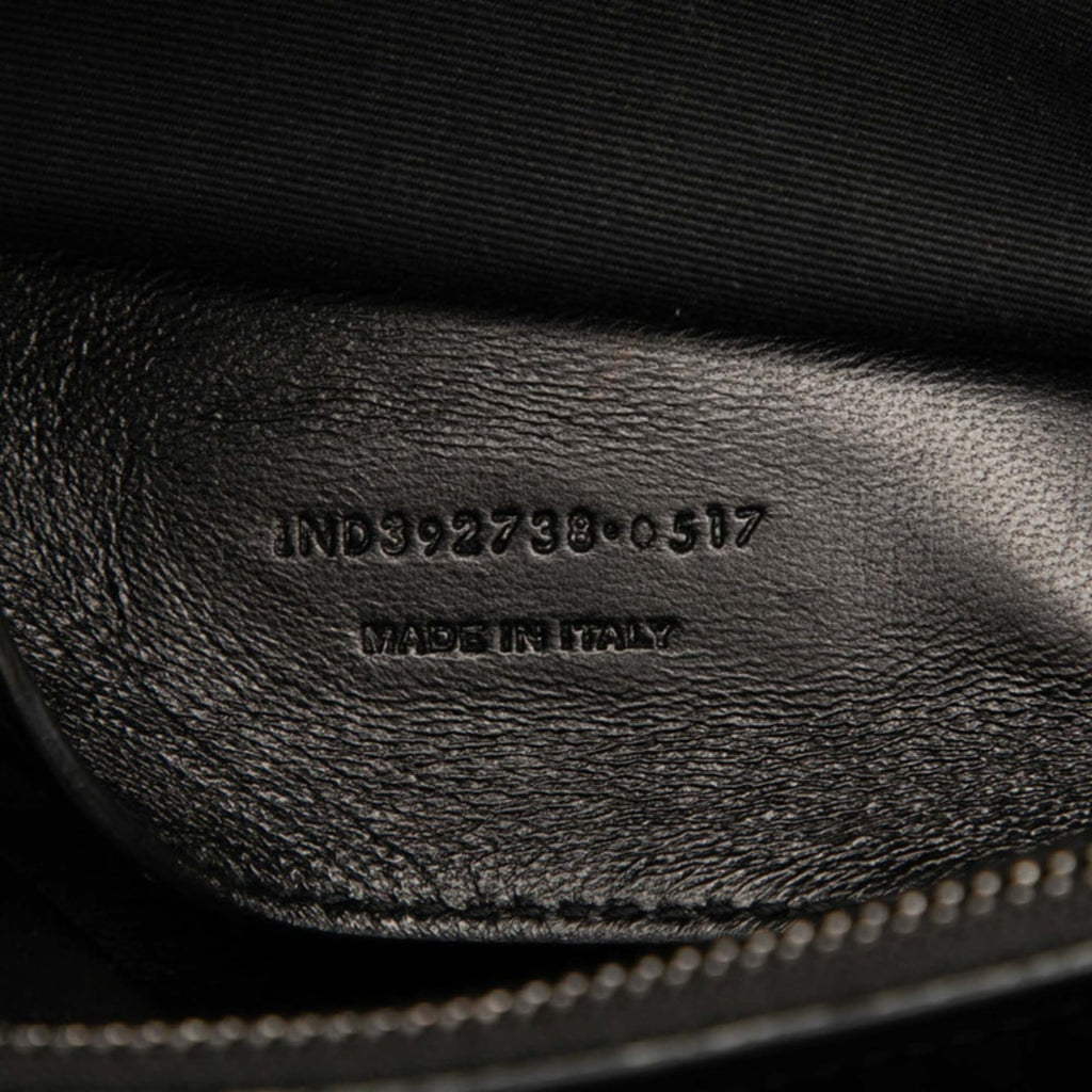 Saint Laurent Black Leather Handbag Shoulder Bag (Pre-Owned)