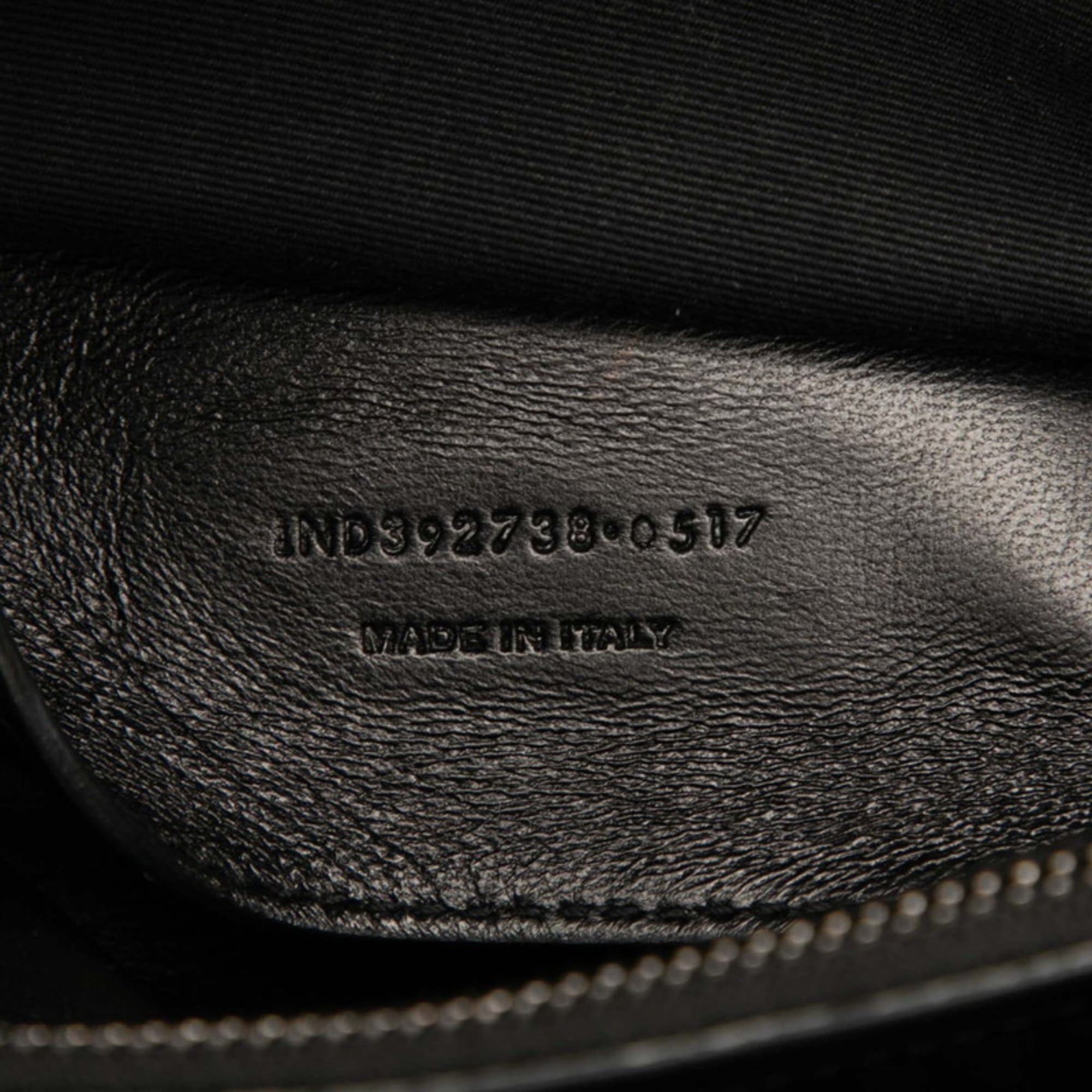 Saint Laurent Black Leather Handbag Shoulder Bag (Pre-Owned)