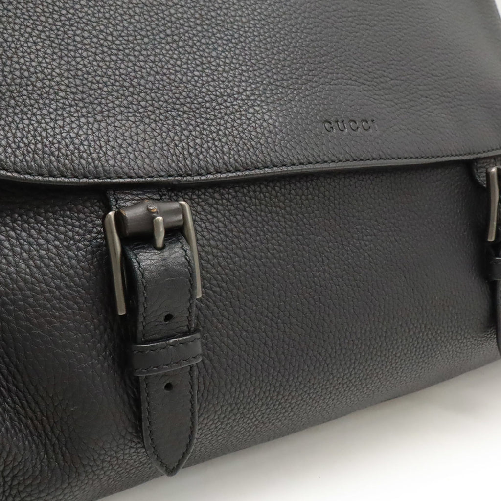 Gucci Black Leather Shoulder Bag (Pre-Owned)