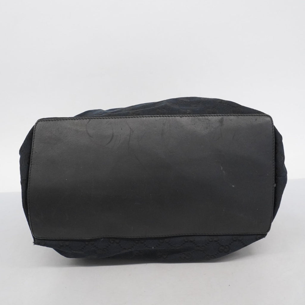 Gucci Black Canvas Tote Bag (Pre-Owned)