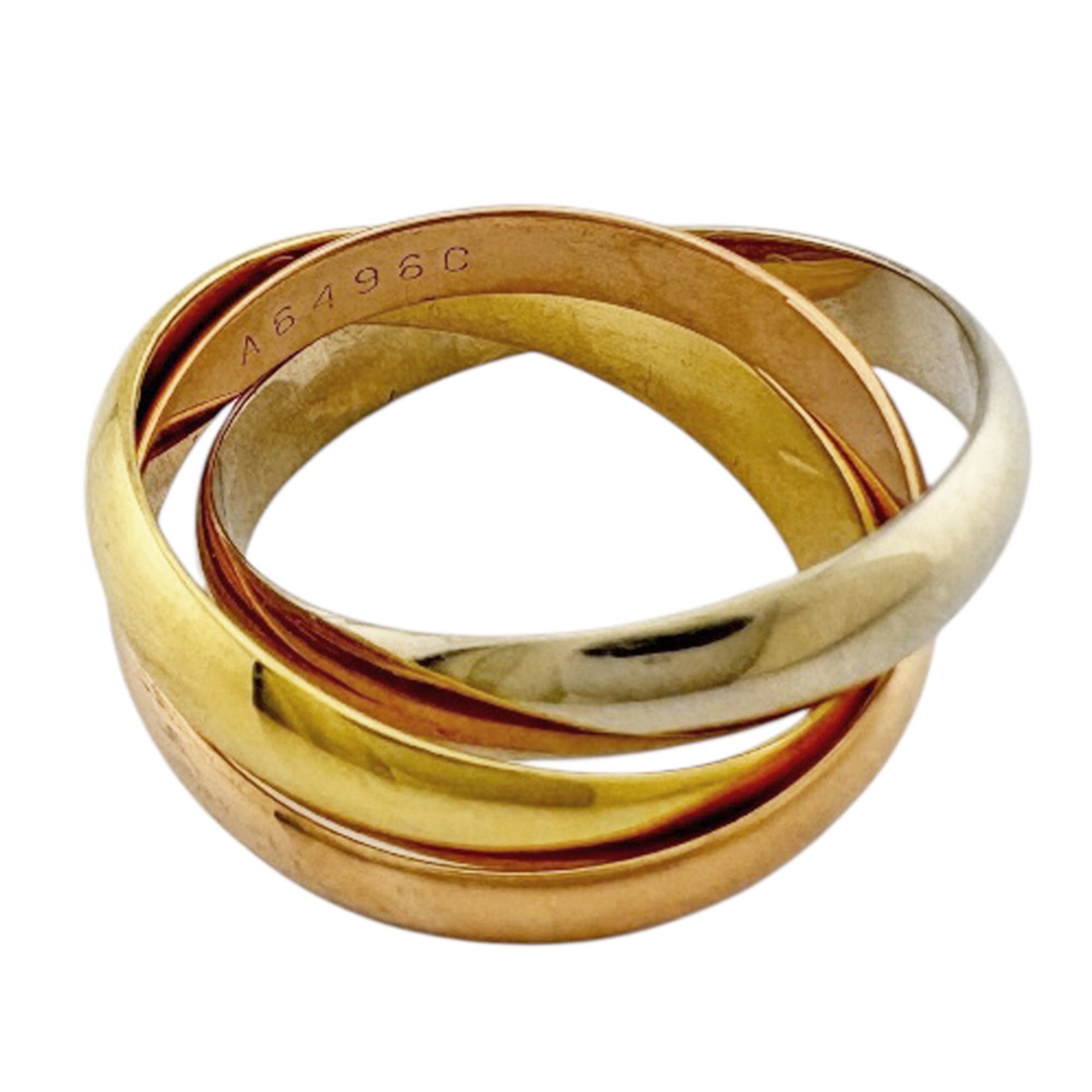 Cartier Gold Silver Pink Gold Yellow Gold (18K) Pink Gold (18K) White Gold (18K) Band Ring (Pre-Owned)