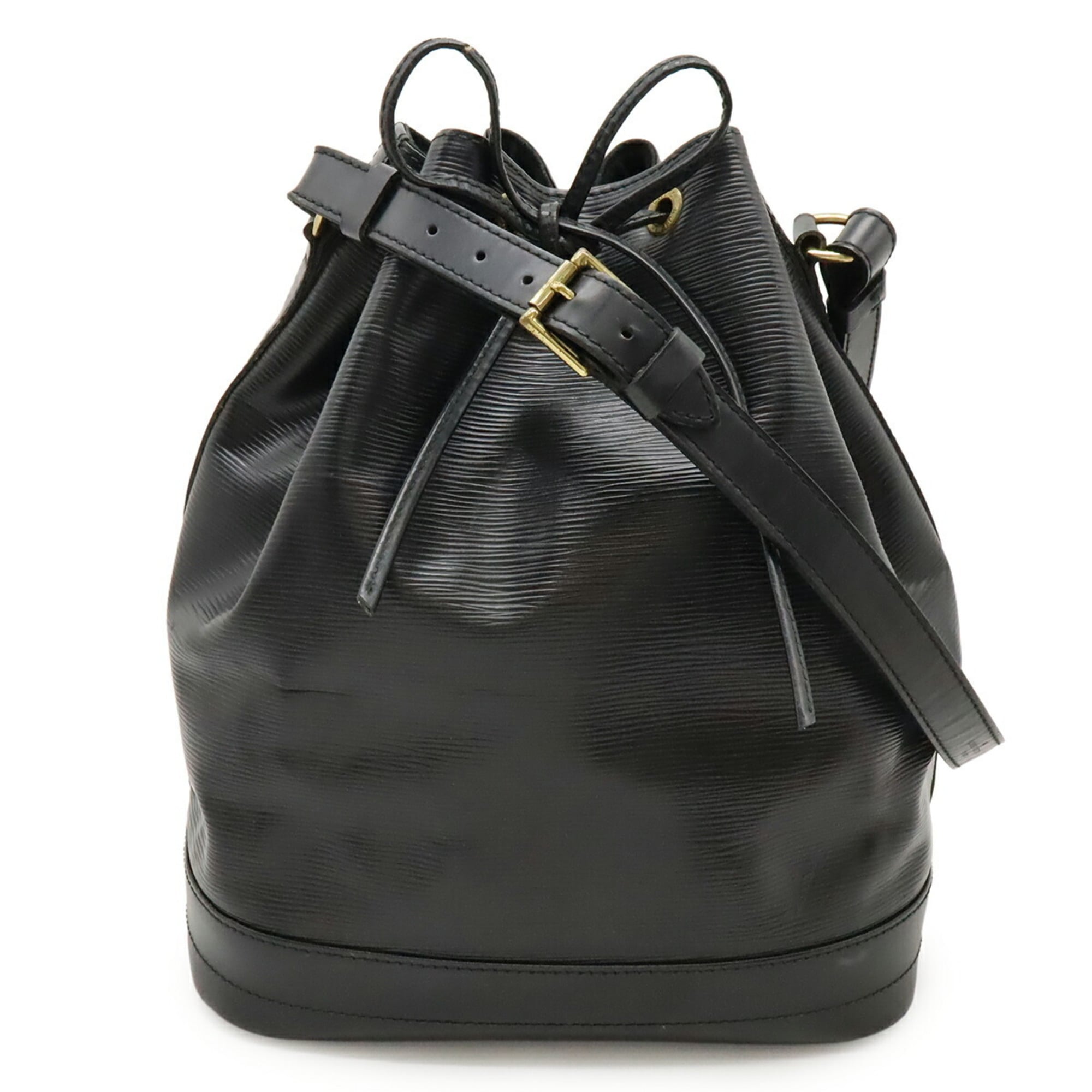 Louis Vuitton Black Noir Epi Leather Shoulder Bag (Pre-Owned)