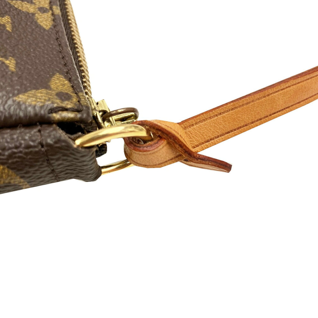 Louis Vuitton Brown Monogram Pochette Pouch Shoulder Bag (Pre-Owned)
