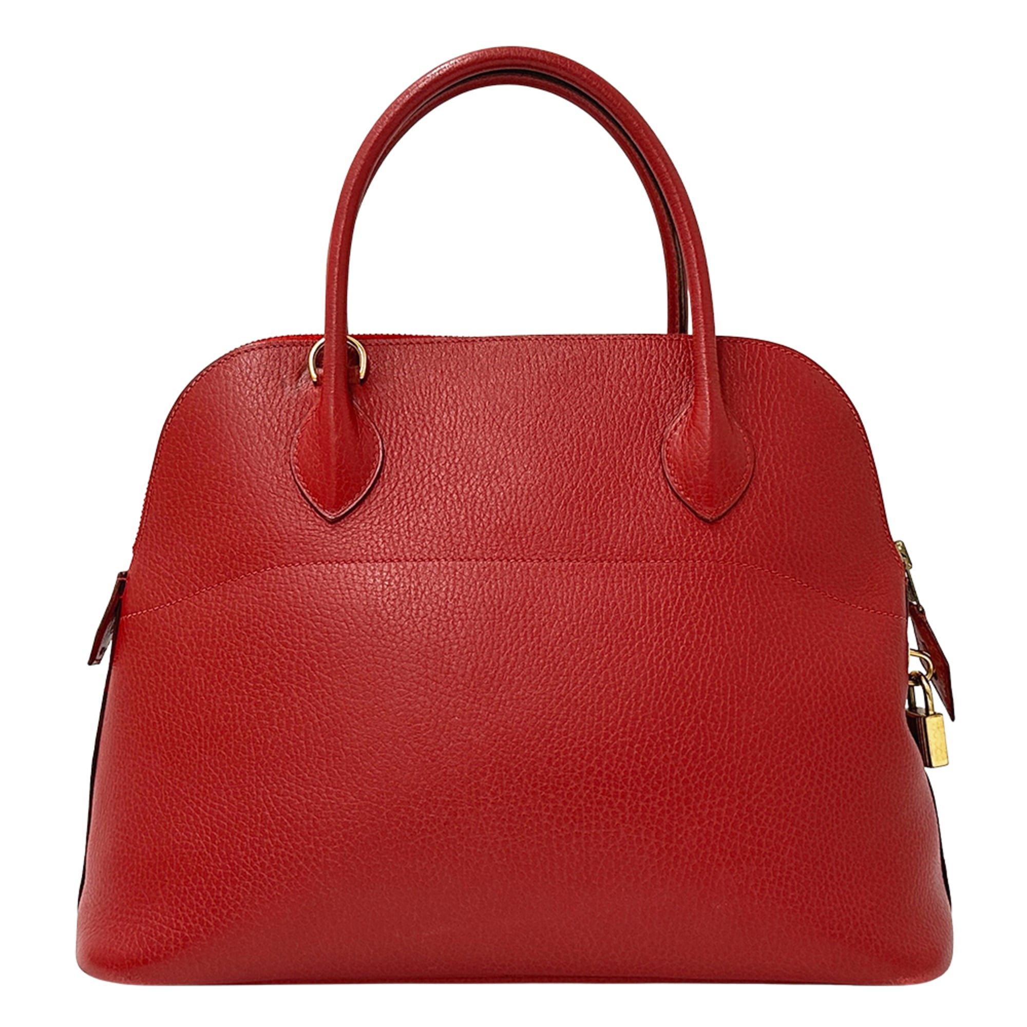 Hermes Red Color Ardennes Leather Handbag Shoulder Bag (Pre-Owned)