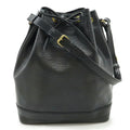 Louis Vuitton Black Noir Epi Leather Shoulder Bag (Pre-Owned)