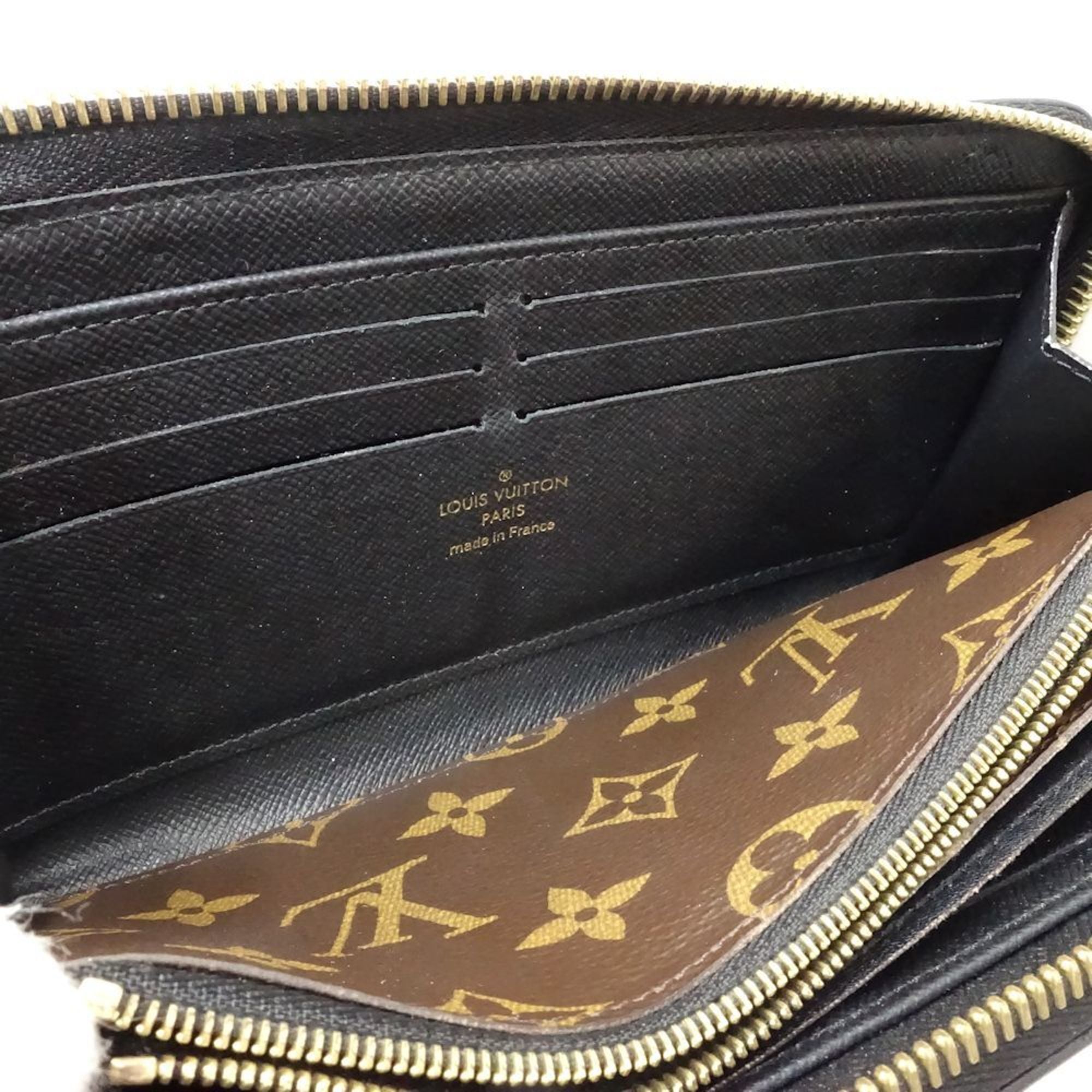 Louis Vuitton Monogram Brown Monogram Noir Monogram Leather Long Wallet (Bi-Fold) (Pre-Owned)