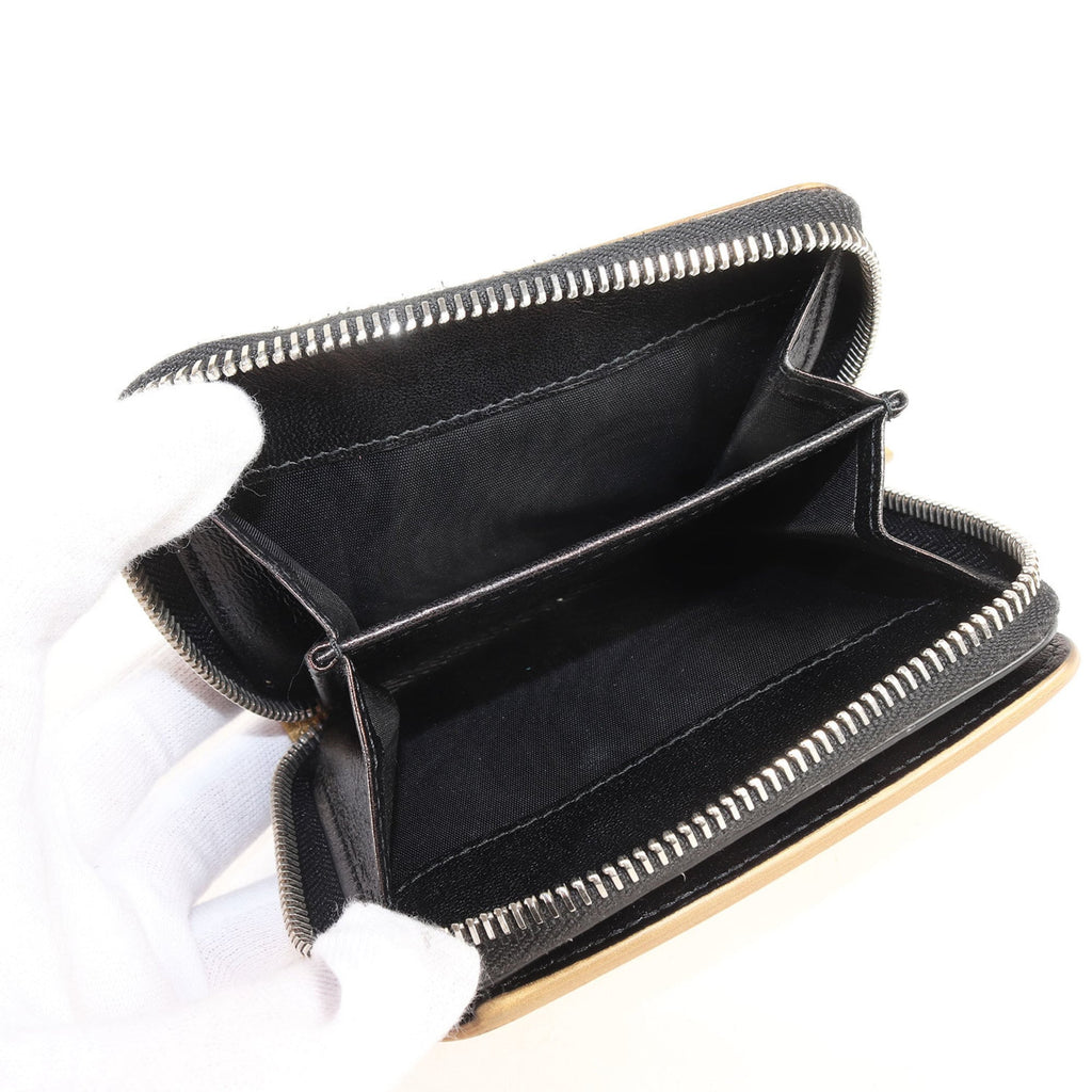 Balenciaga Gold Metallic Leather Wallet (Bi-Fold) (Pre-Owned)