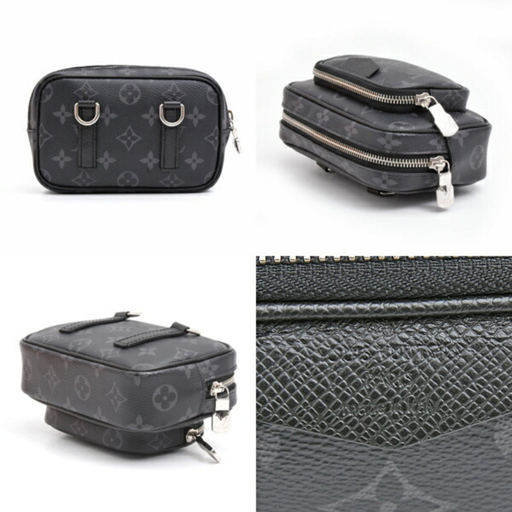 Louis Vuitton Taigarama Black Taigarama Pochette Shoulder Bag (Pre-Owned)