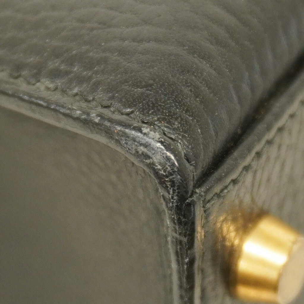 Hermes Black Ardennes Leather Handbag (Pre-Owned)