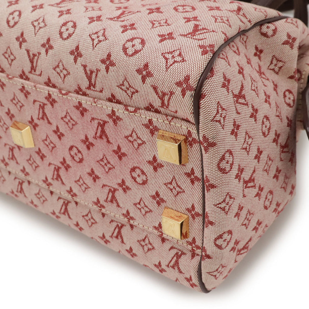 Louis Vuitton Cherry Pink Canvas Leather Handbag (Pre-Owned)