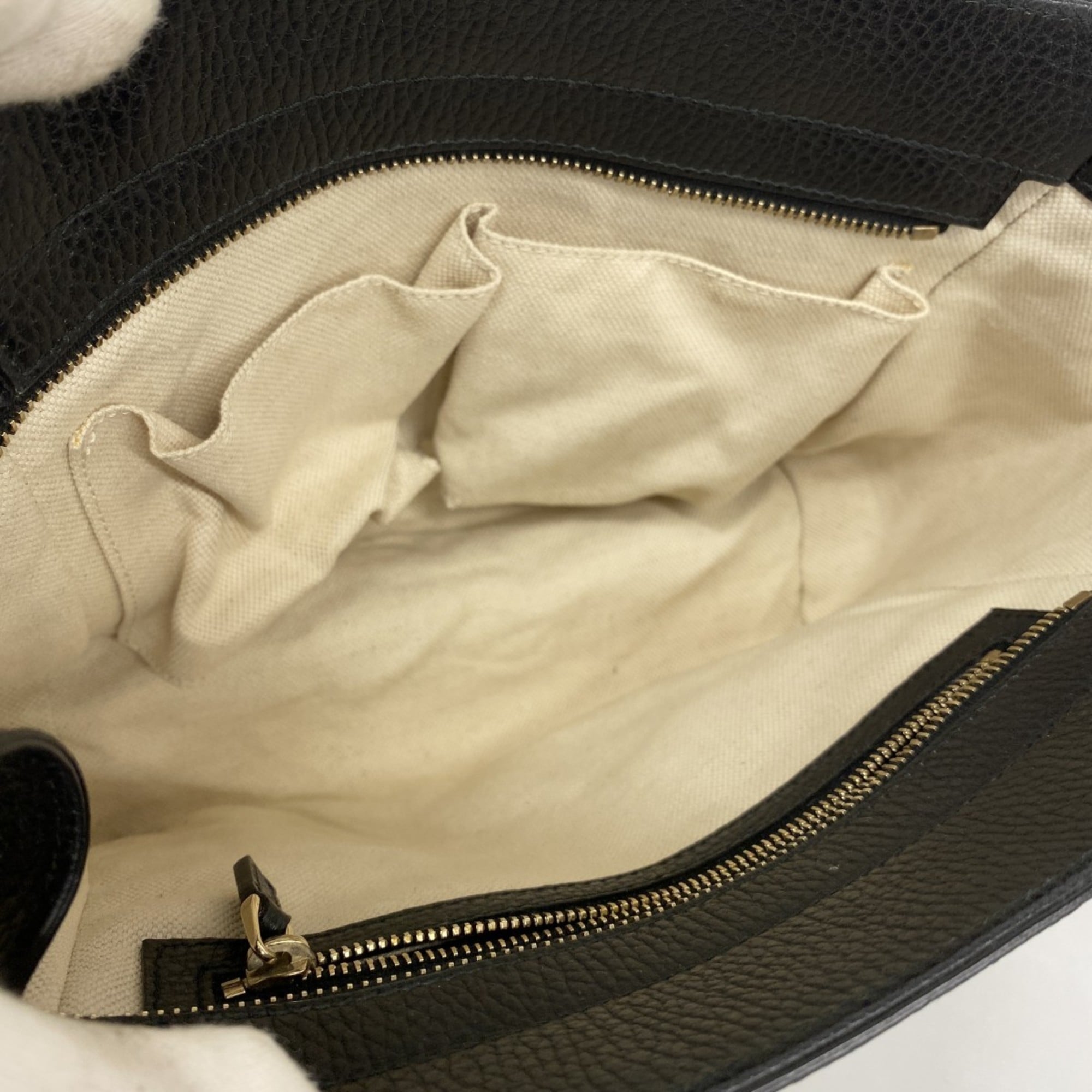 Gucci Black Leather Handbag (Pre-Owned)