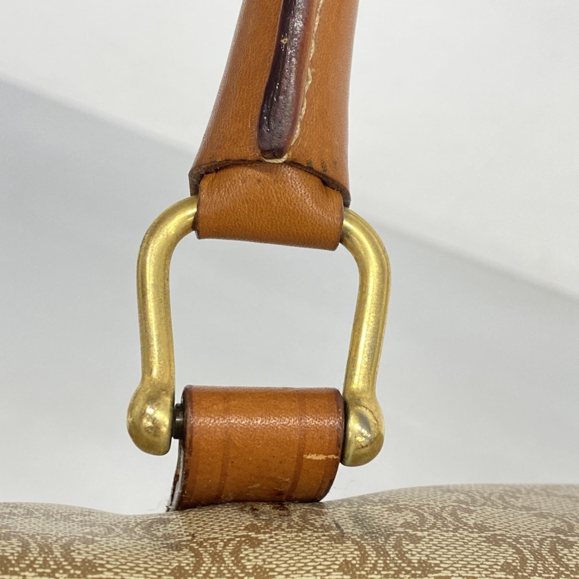 Celine Brown Pvc Handbag (Pre-Owned)