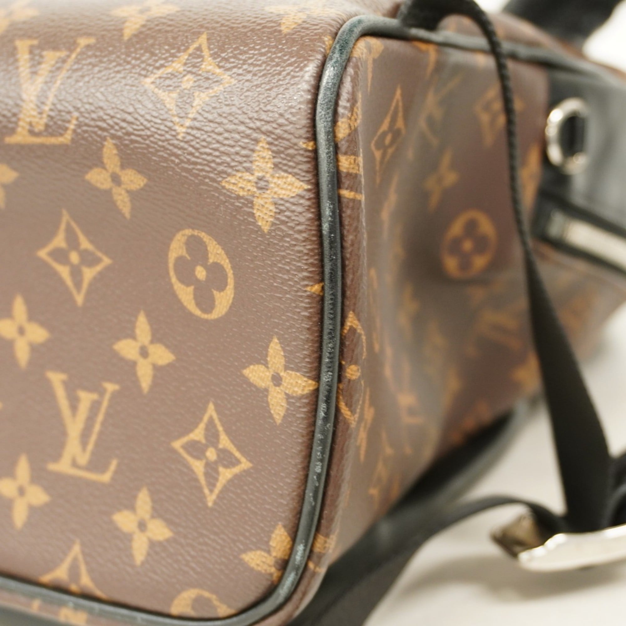 Louis Vuitton Black Brown Backpack (Pre-Owned)