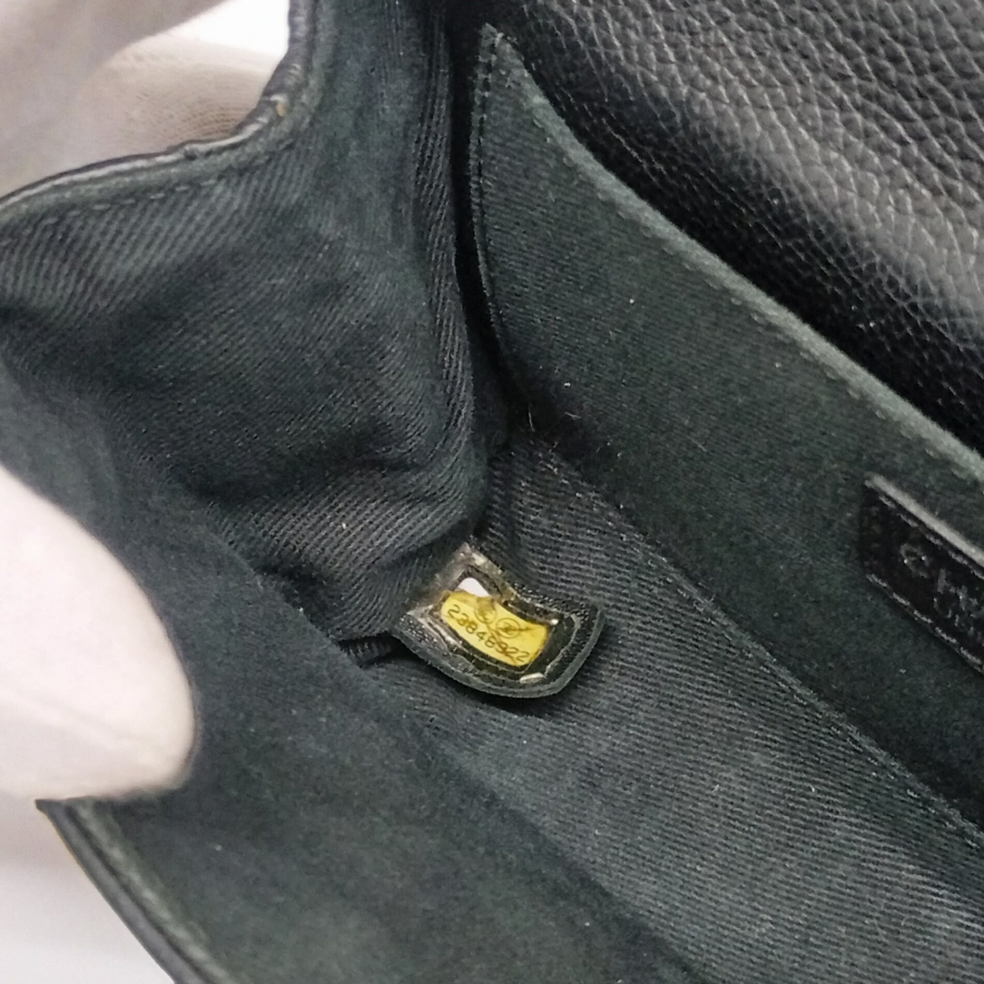 Chanel Black Grained Calfskin Fanny Pack (Pre-Owned)