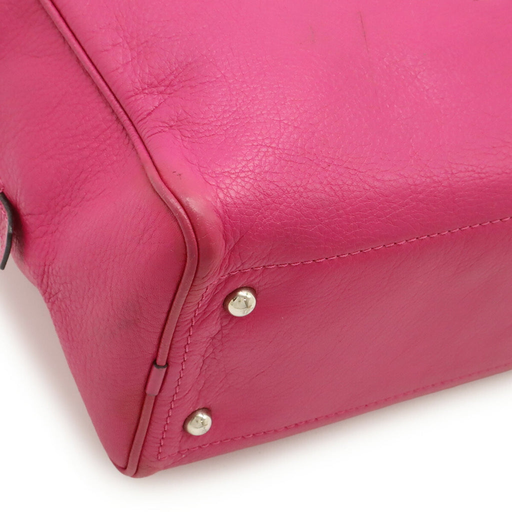 Loewe Pink Leather Handbag (Pre-Owned)