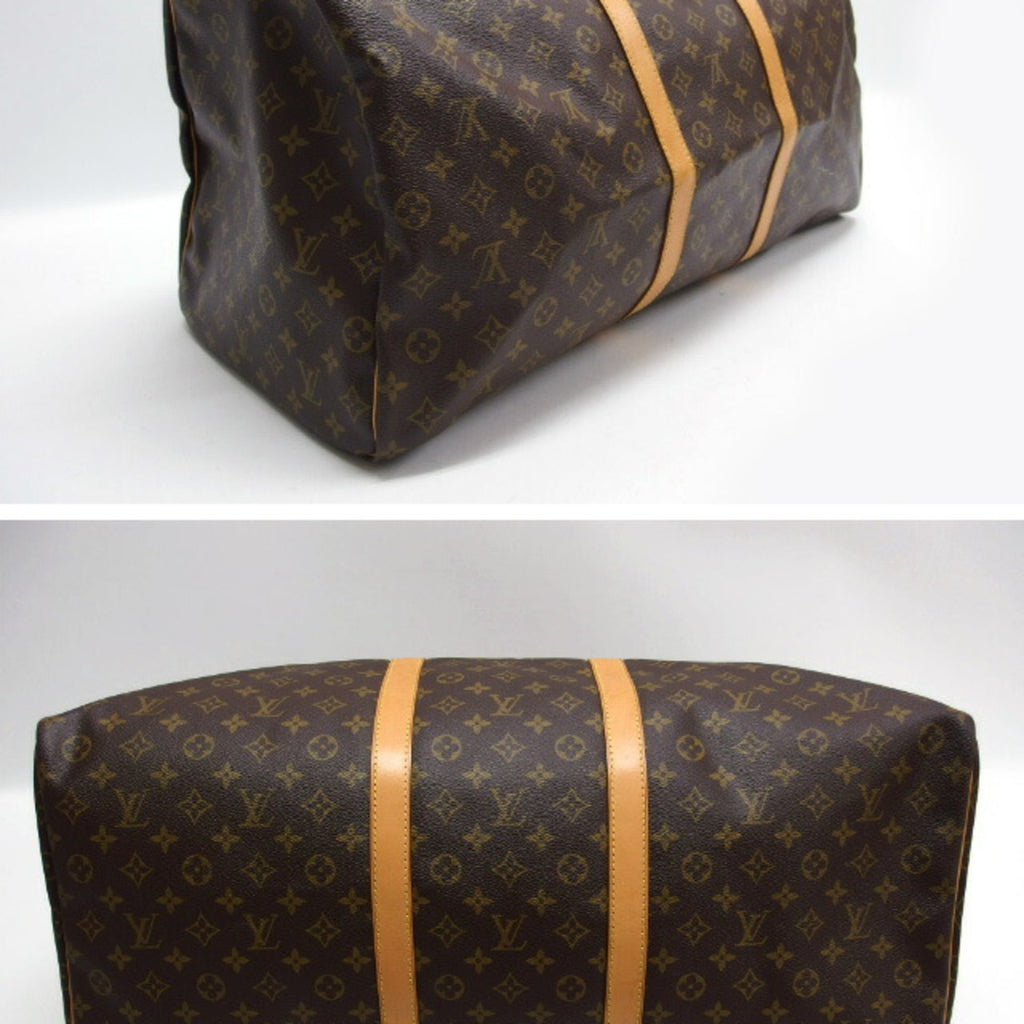 Louis Vuitton Brown Monogram Canvas Boston Bag (Pre-Owned)