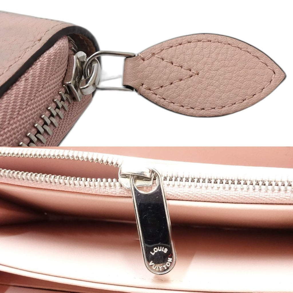 Louis Vuitton Monogram Magnolia Mahina Leather Long Wallet (Bi-Fold) (Pre-Owned)