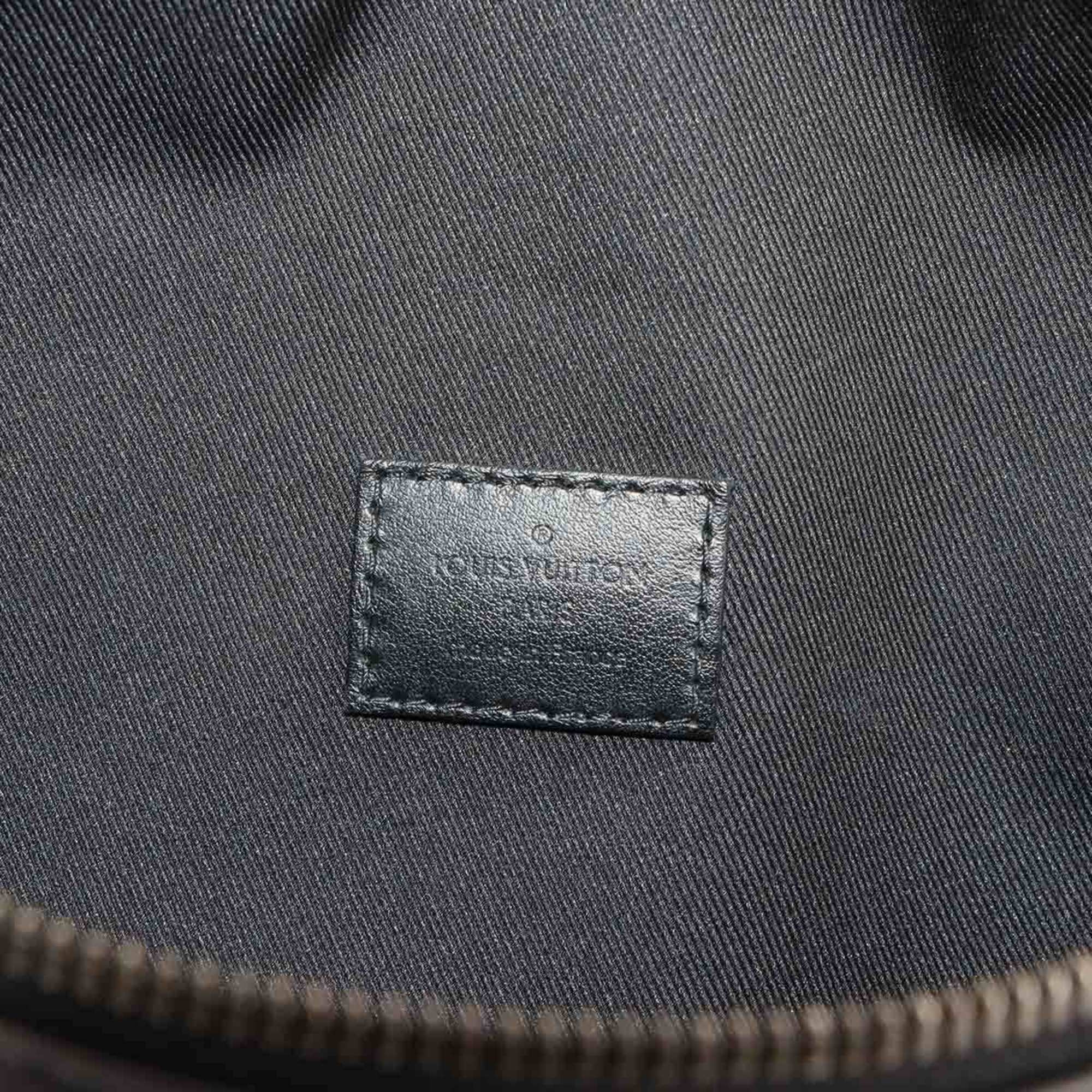 Louis Vuitton Black Gray Monogram Eclipse Monogram Eclipse Fanny Pack Sling Bag (Pre-Owned)