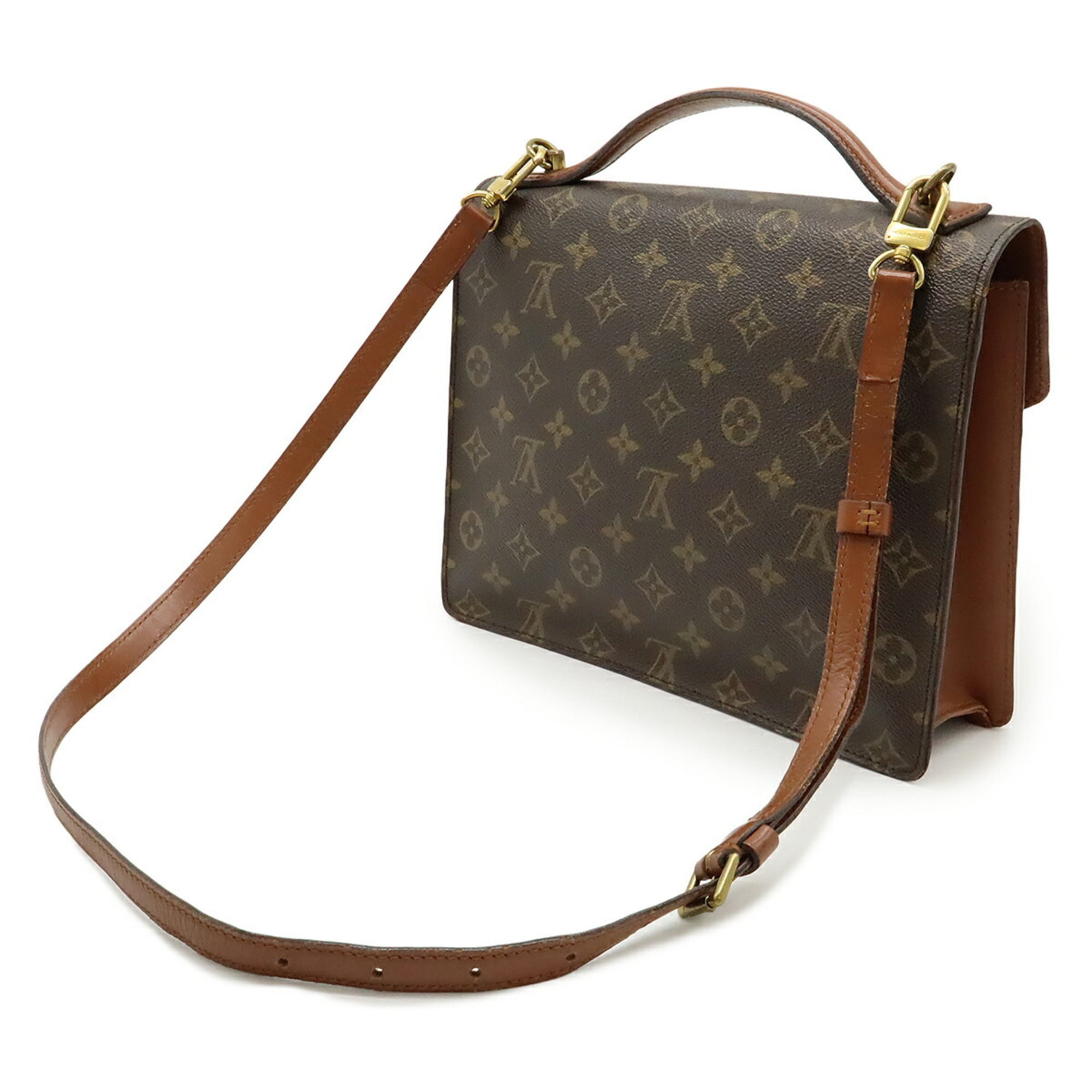Louis Vuitton Monogram Brown Monogram Handbag Shoulder Bag (Pre-Owned)