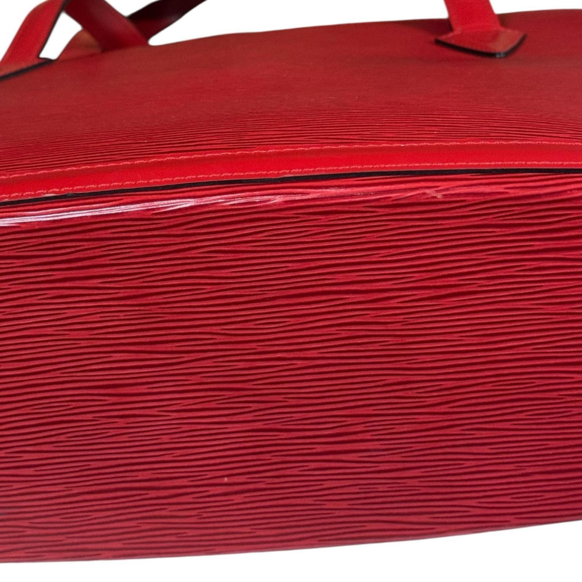 Louis Vuitton Epi Castilian Red Red Color Epi Leather Shoulder Bag (Pre-Owned)
