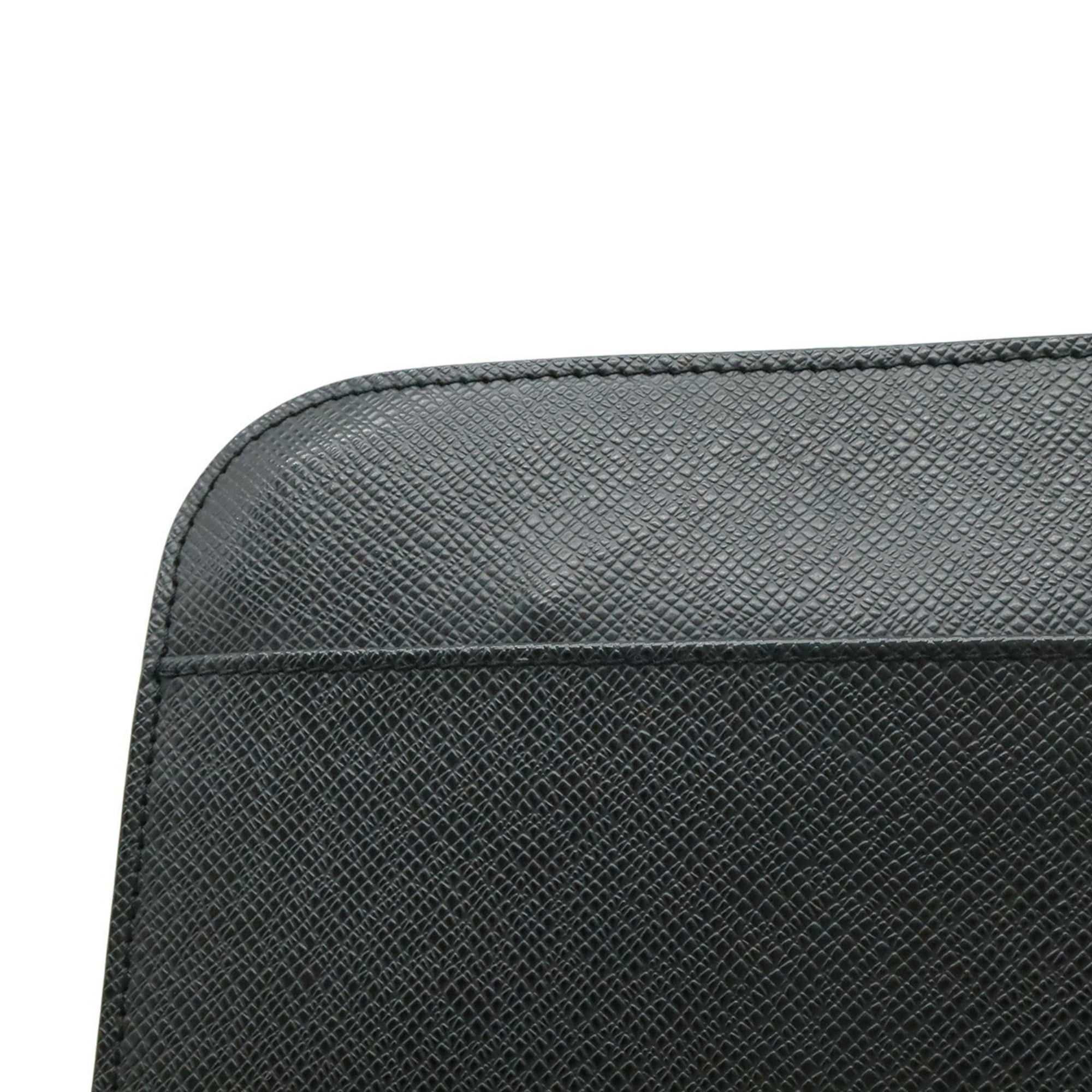 Louis Vuitton Taiga Ardoise Taiga Leather Clutch Bag Handbag (Pre-Owned)