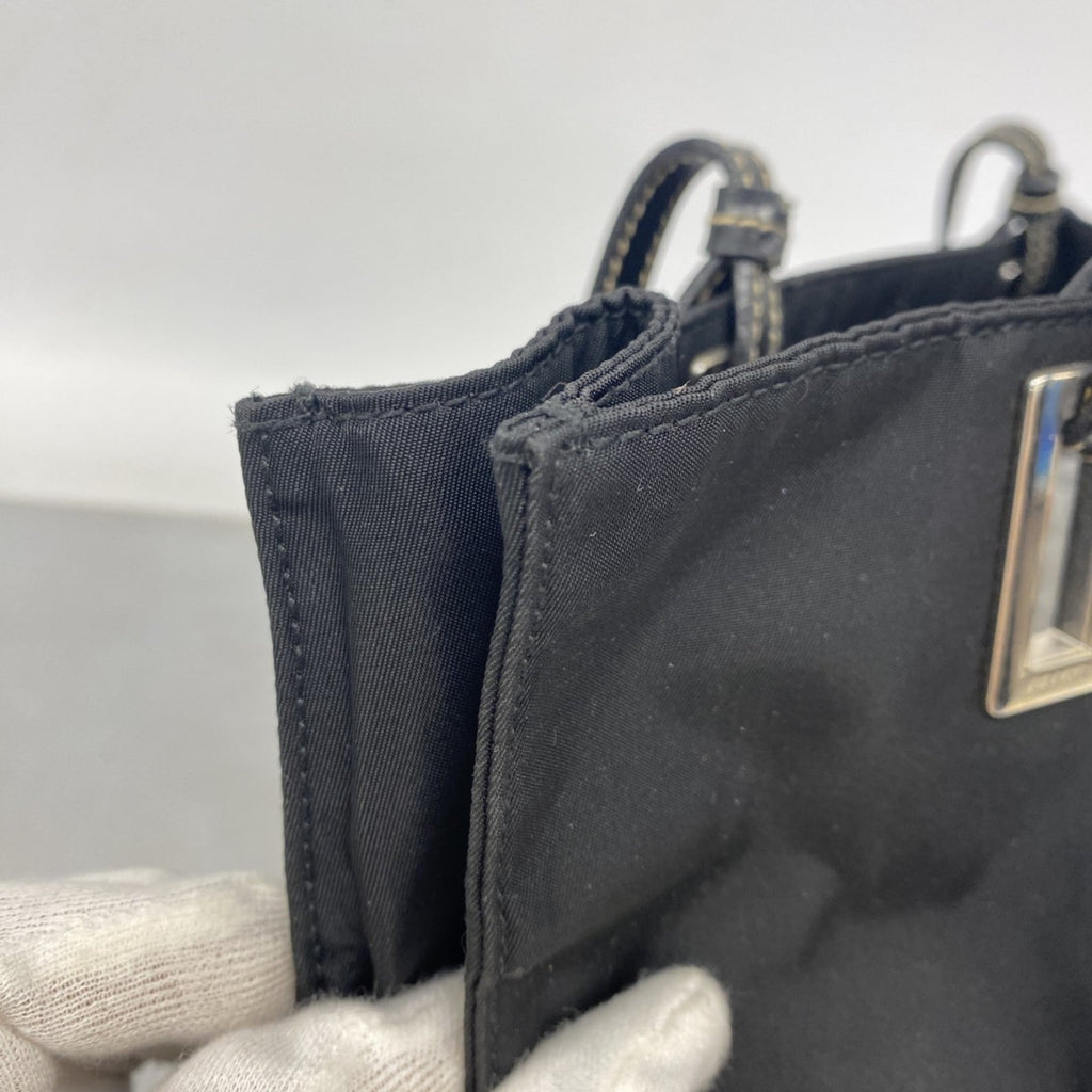 Prada Black Nylon Tote Bag (Pre-Owned)